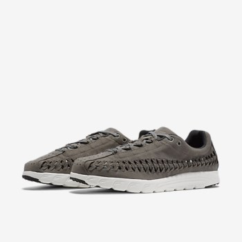 Nike Mayfly Woven - Férfi Utcai Cipő - Szürke/Fehér/Sötét Szürke